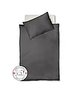 FLEURESSE | Satin-Bettwäsche "Royal" 70x90cm/140x220cm | grau